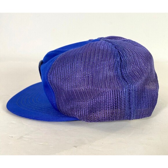 Computervision Baseball Cap Vtg Hat S/M Mens Blue White Adjustable Strap Mesh - Picture 3 of 9